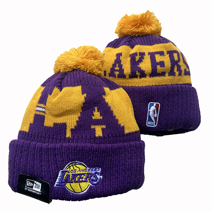 Los Angeles Lakers 2025 Knit Hats 012